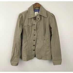 Diesel Green Utility Jacket with Tailored Fit